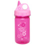 Botella para niños Nalgene Grip-n-Gulp rosa PinkWheels