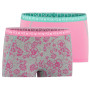 Bragas Kari Traa Attraktiv Hipster 2pk (2018) gris/rosa Prism