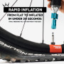 Hinchador Peaty´s Holeshot Co2 Pumpa + Bombičky 2 Ks - Mtb
