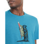 Camiseta de hombre Icebreaker Men Central Classic SS Tee Otter Paddle