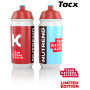Botella de ciclismo Nutrend Láhev Tacx 0,5l rojo/azul