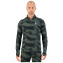Camiseta funcional de hombre Mons Royale Cascade Merino Flex 200 1/4 Zip Rosin Motion