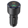 Adaptador Swissten Car Charger USB-C PD + USB-A, 63W + cabel USB-C / USB-C, 1 m