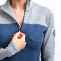 Camiseta funcional de mujer Sensor Merino Bold manga larga cremallera