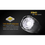 Juego de linterna led Fenix FD41 + 2600 mAh Aku s USB Feni