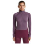Camiseta funcional de mujer Icebreaker Women Mer 200 ZoneKnit LS Half Zip