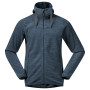 Sudadera de hombre Bergans Hareid Fleece Jacket azul Orion Blue