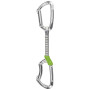 Juego de cintas express Climbing Technology Lime set 12 cm DY 6 ks silver