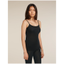 Camiseta sin mangas para mujer Icebreaker Merino 175 Everyday Cami negro BLACK
