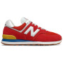 Calzado de hombre New Balance ML574H rojo TeamRed