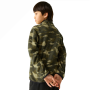 Sudadera funcional para niños Regatta Junior Frankie Warm Fleece Bark Green Camo