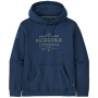 Sudadera Patagonia Forge Mark Uprisal Hoody azul oscuro Lagom Blue