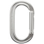 Mosquetón Black Diamond Oval Keylock plata Polished