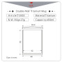 Taza térmica Keith Titanium Double-Wall Tit. Mug 450 ml