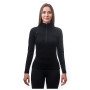 Sudadera de mujer Sensor Merino Upper krátký zip