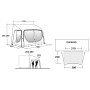 Carpa de autocaravana/furgoneta Outwell Ripple Motor 380SA L