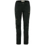 Pantalones de mujer Fjällräven Kaipak Trousers Curved W negro black