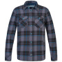 Camisa de hombre Rafiki Virage 2023 negro pirate plaid