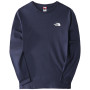 Camiseta de hombre The North Face Simple Dome Tee Long Sleeve azul Summit Navy