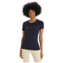 Camiseta de mujer Icebreaker Tech Lite II SS Tee Ski Stripes