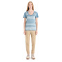 Camiseta funcional de mujer Icebreaker Tech Lite II SS Scoop Tee Reflection Lines