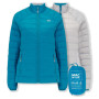 Chaqueta de plumón para mujer MAC IN A SAC Ladies Reversible Polar Jacket (Sack) azul claro Petrol/Soft Grey
