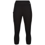 Mallas de tres cuartos para mujer Regatta Holeen 3/4 Legging negro Black