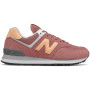 Calzado de mujer New Balance WL574HD2 rosa Burgundy