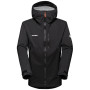 Chaqueta de hombre Mammut Kento HS Hooded Jacket Men negro/blanco Blackwhite