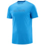Camiseta de hombre Salomon Agile Graphic Tee M azul claro BlithHeat