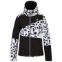 Chaqueta de mujer Dare 2b Ice Jacket negro/blanco Black & White Graffiti/Black