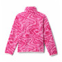 Sudadera para niños Columbia Helvetia™ II Printed Half Snap Fleece Guava pink Topo