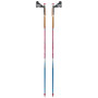 Bastones de carrera de senderos TSL Trail Carbon 4 Cork Cross Sky rosa/azul SKY
