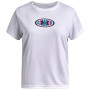 Camiseta funcional para niños Under Armour Tech Armour Graphic SS White