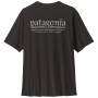 Camiseta de hombre Patagonia Men's Capilene Cool Daily Shirt - Hut Tripper negro Black