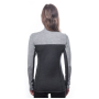 Camiseta funcional de mujer Sensor Merino Bold dl. rukáv zip