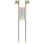 Bastones de carrera de senderos Leki Micro Trail Race rojo FloorescentRedNeonyellowNaturalcarbon