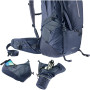Mochila de senderismo Deuter Aircontact X 60+15