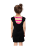 Vestido para niños Drexiss Black/Pink Coolmax