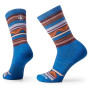 Calcetines Smartwool Everyday Zig Zag Valley Crew azul/naranja Laguna Blue
