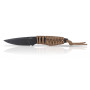Cuchillo Acta non verba P100 Dlc/Plain edge marrón Coyote