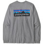 Camiseta de hombre Patagonia P-6 Logo Responsibili Tee LS