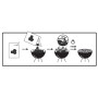 Briquetas para barbacoa CasusGrill Bamboo Charcoal Briquettes