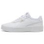 Calzado para niños Puma Carina 3.0 Jr White-Gold