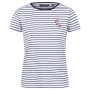 Camiseta de mujer Regatta Odalis azul/blanco Navy Stripe