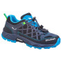 Calzado para niños Salewa Jr Wildfire azul/ azul claro Ombre Blue/Fluo Green