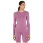 Camiseta funcional de mujer Icebreaker W Mer 260 Zoneknit Seamless LS Crewe