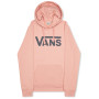 Sudadera de mujer Vans Wm Drop V Logo Hoodie rosa Peach Beige
