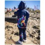 Pantalones softshell para niños WAMU Dark Purple