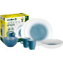 Juego de platos Brunner Set tête-à-tête Meteore 8 pcs